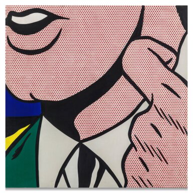 Roy Lichtenstein, Half Face with Collar