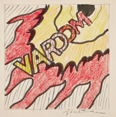 Roy Lichtenstein, Varoom (Study)