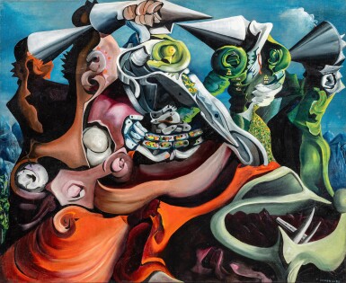 Óscar Domínguez, Le Printemps (Composition lithochronique)