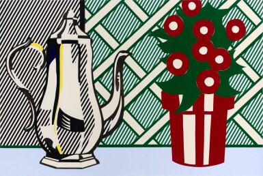 Roy Lichtenstein, Still Life with Coffee Pot and Flower Pot (Study)