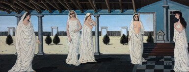 Paul Delvaux, Le Cloître