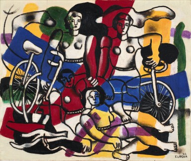Fernand Léger, Esquisse pour ‘Les Belles cyclistes’, 2ᵉ état