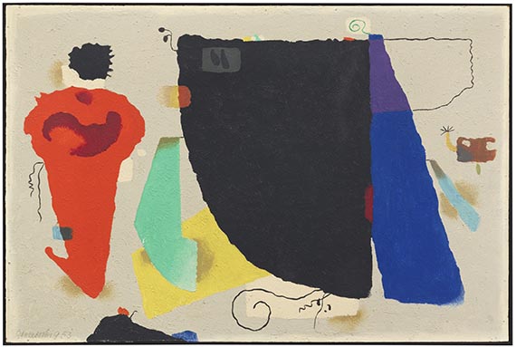 Willi Baumeister, Phantom mit roter Figur