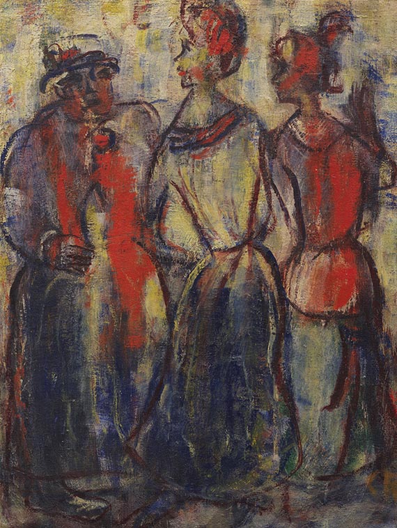 Christian Rohlfs, Drei Frauen II