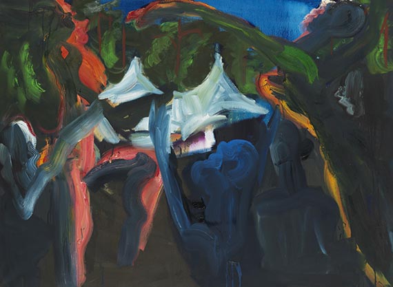 Rainer Fetting, Konzert in der Waldbühne