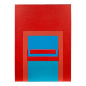 Robyn Denny (British, 1930-2014) Nowhere 3 163 x 120 cm. (64 1/4 x 47 1/4 in.) (unframed)