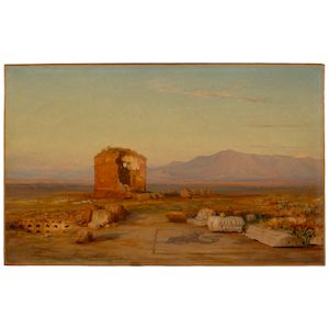 Torre di Schiavi 17 1/8 x 27 1/4 in. (43.5 x 69.2 cm.) (Painted in 1864.)