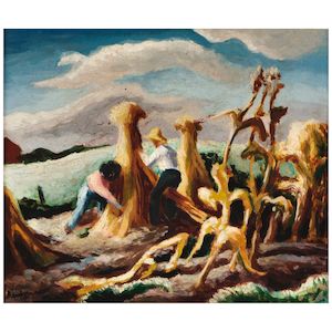 Shocking Corn 5 1/8 x 6 in. (13 x 15.2 cm.) (Painted circa 1945.)