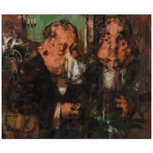 The Sob 20 1/8 x 24 1/4 in. (51.1 x 61.6 cm.) (Painted in 1952.)