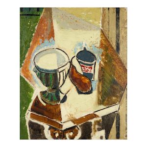 Still Life 21 3/4 x 18 in. (55.2 x 45.7 cm.) (Painted circa 1928.)