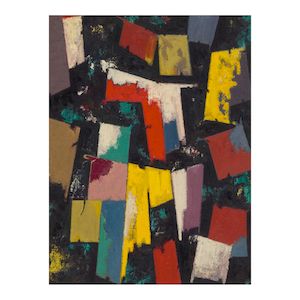 Heroes and Views 11 1/4 x 8 1/4 in. (28.6 x 21 cm.) (Painted in 1956.)