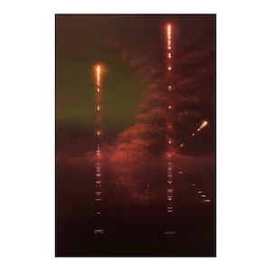 Incendiary Nocturne #2 (Mass MoCA No. 220) 54 x 36 in. (137.2 x 91.4 cm.) (Painted in 2014.)