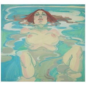 Untitled 38 x 42 1/8 in. (96.5 x 107 cm.)