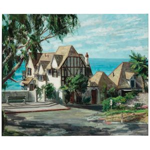Bette Davis House, Laguna Beach 30 x 36 in.
