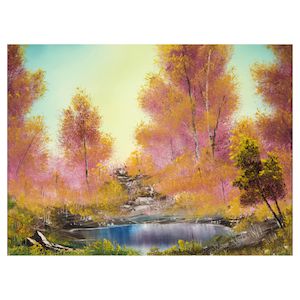 Walk in the Woods (Practice) 18 x 24 in. (Painted circa 1982.)