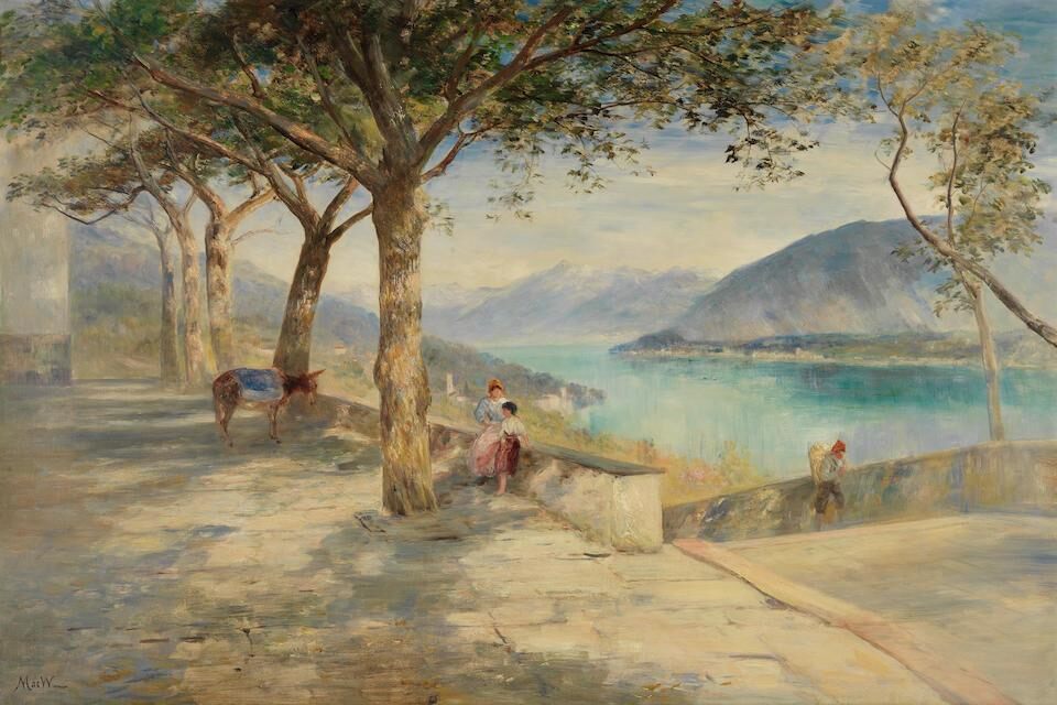 View of an Italian Lake