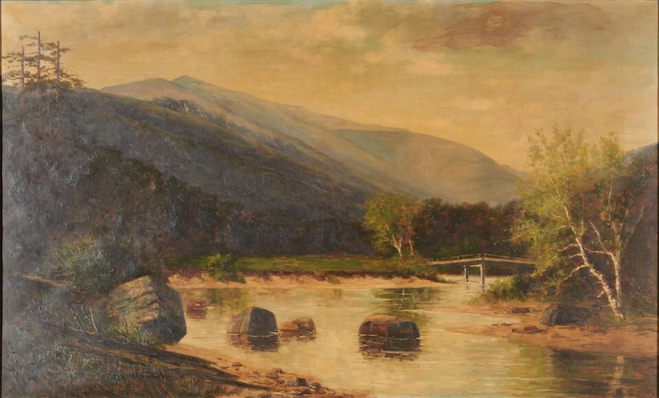 Mt. Washington Seen from the Ellis River