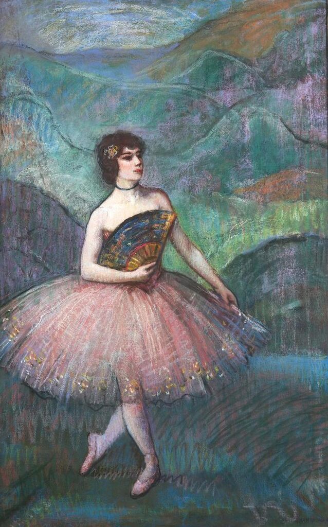 Ballerina with Fan
