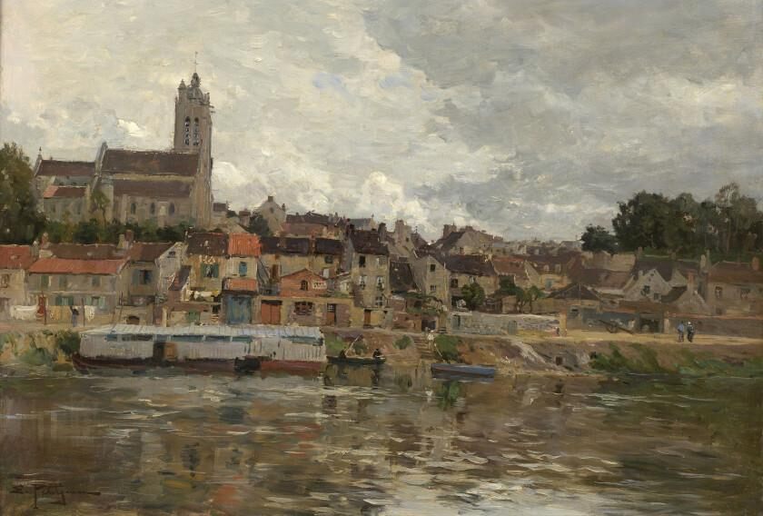 View of the surroundings of Moret-sur-Loing