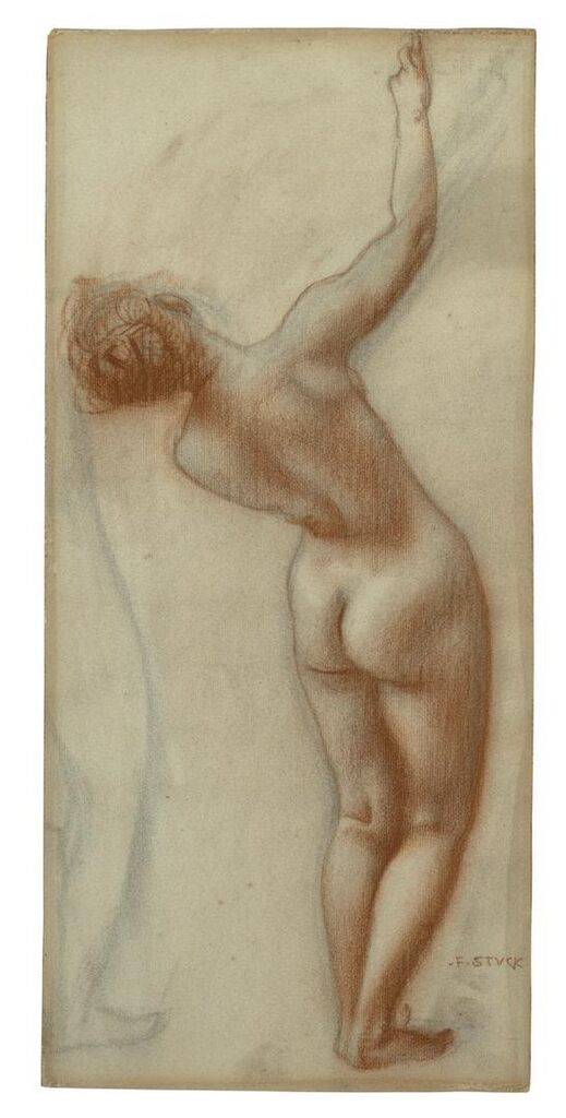 Standing nude