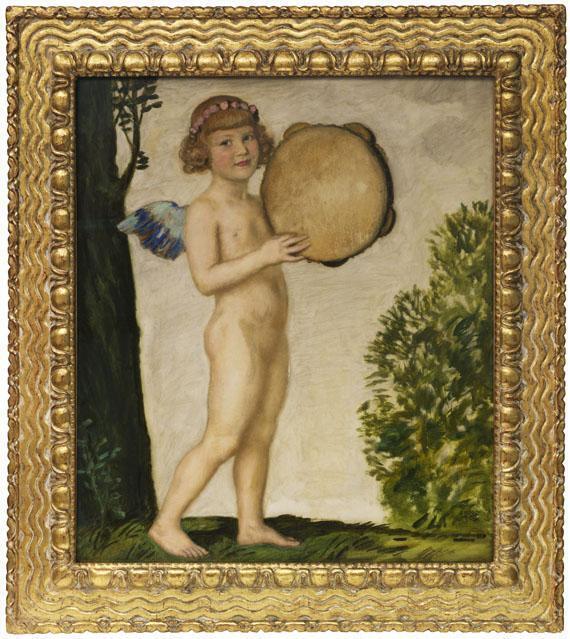 Eros mit Tamburin