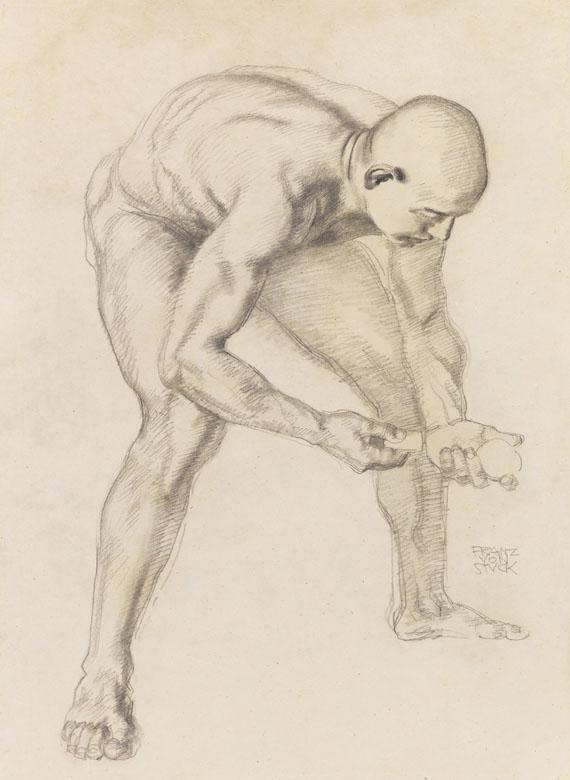 Männlicher Akt (Studie zu "Adam und Eva")