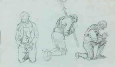 Three Figures study for "Ave Maria"