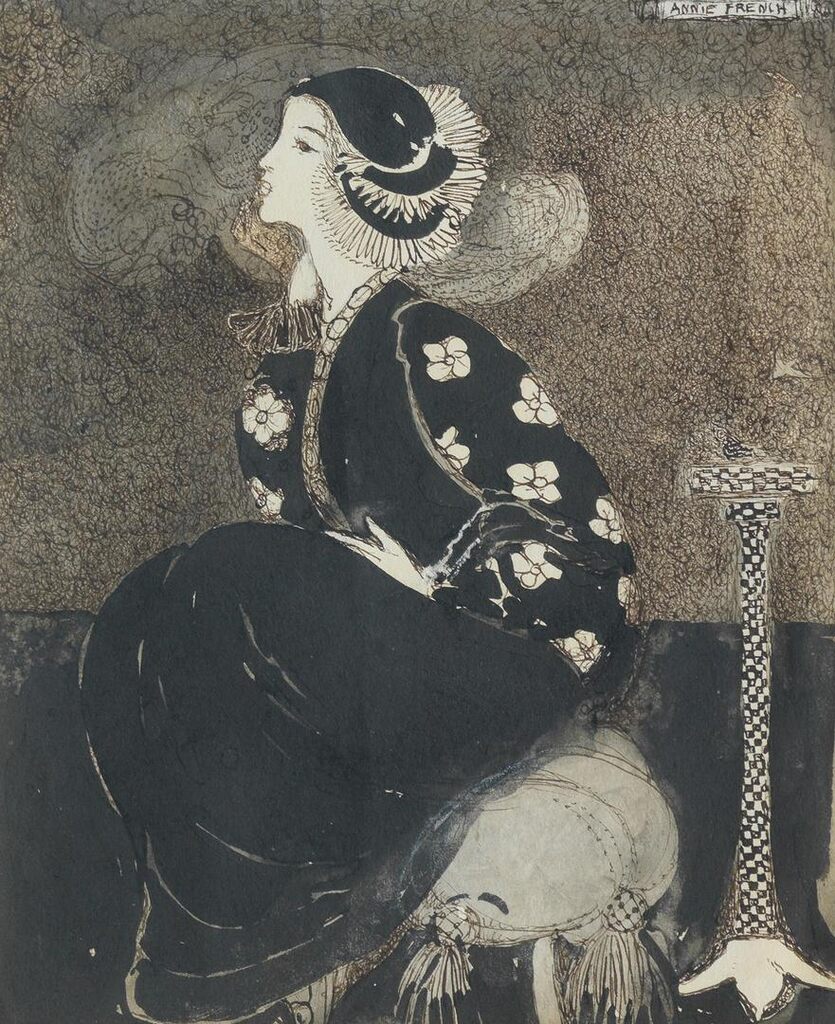 Lady with pedestal