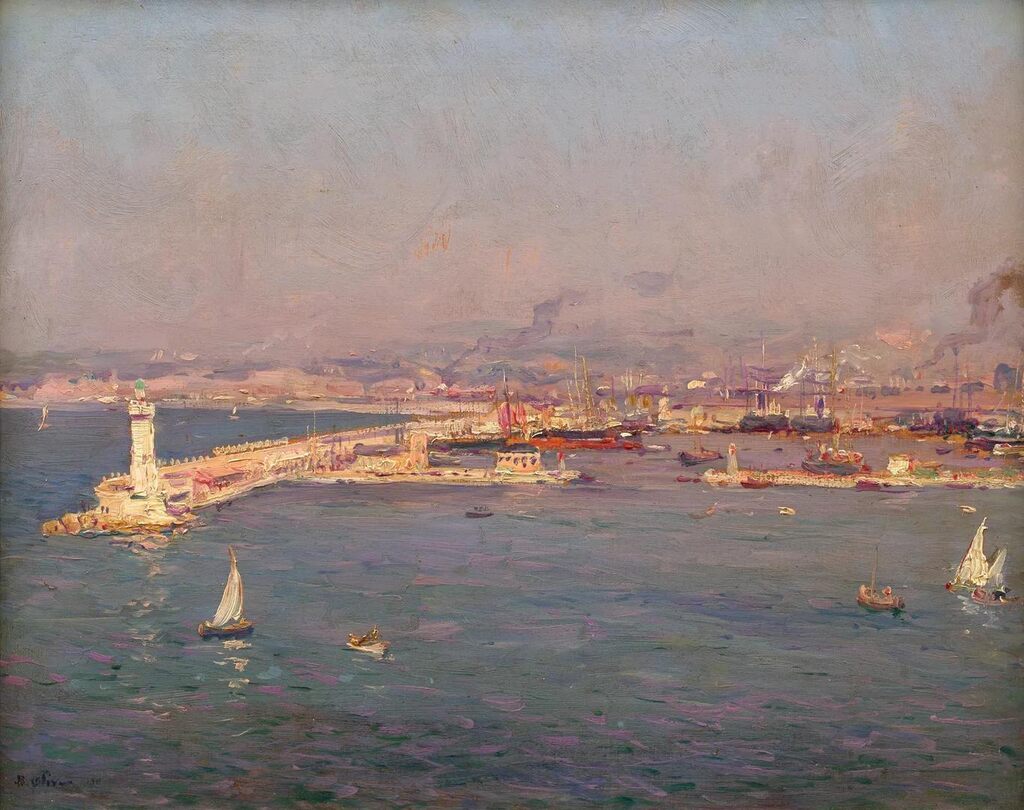 Marseille: Entrance to the Port of Joliette