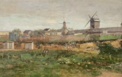 The Moulin de la Galette on Montmatre