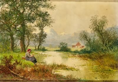 Resting at the Forest Pond