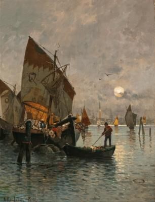 “In der Lagune Venedigs”