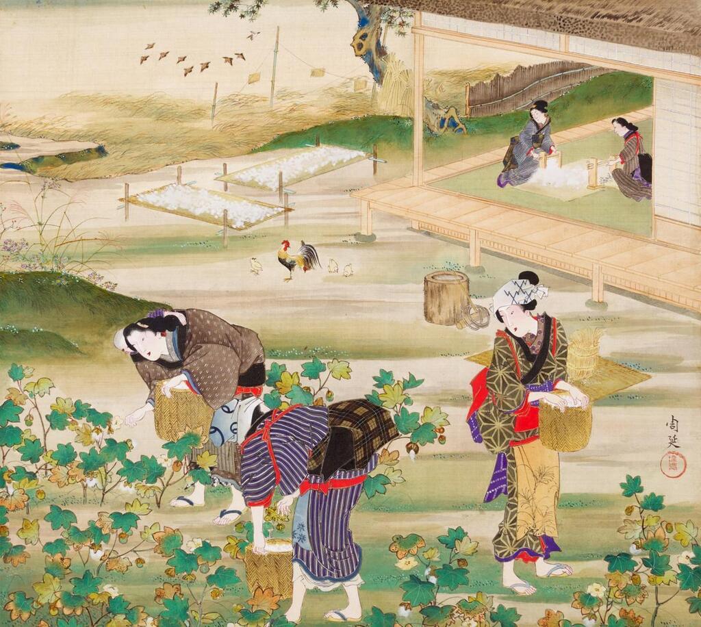 Scenes of beauties and farm life