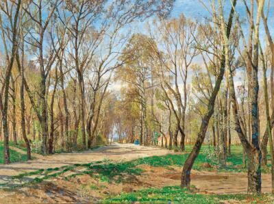 “Frühling, Aus dem Wiener Prater” (Spring, from the Prater in Vienna)