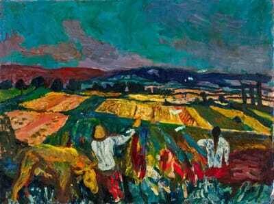 Large Harvest Scene