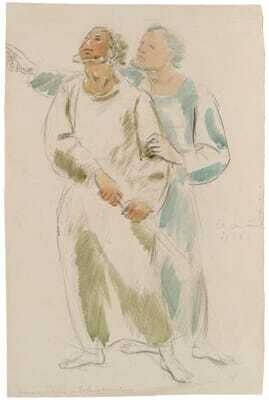 "Petrus und Jakobus in der Gefangennahme" (“Peter and James in Captivity”)