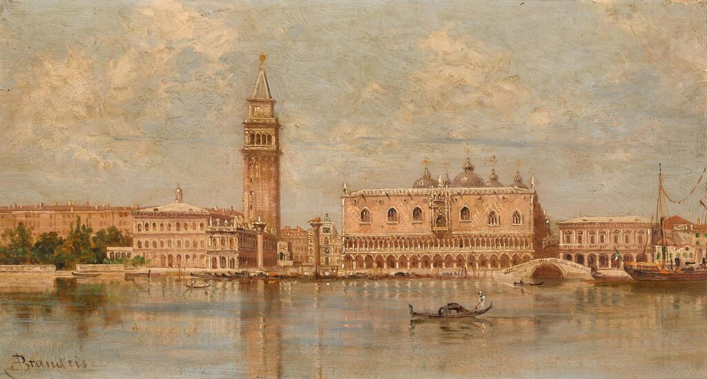 Palazzo Ducale, Venice and San Giorgio Maggiore, Venice; a pair