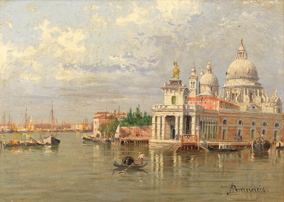 Punta della Dogana with a view of Basilica di Santa Maria della Salute, Venice