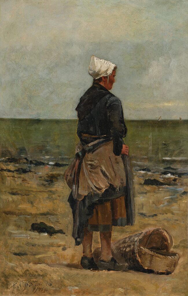 Collecting Shells (Study for Poletaise)