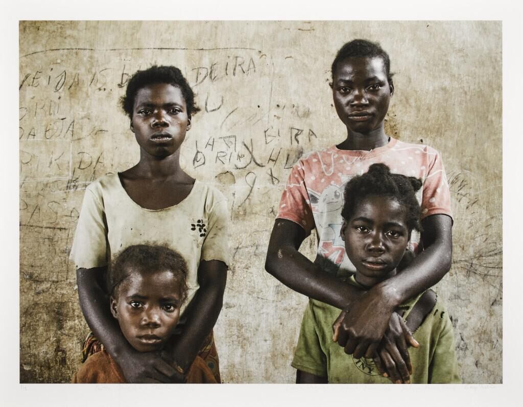 Sisters Bertha Chiquia and Jamba Rosa, and sisters Louisa Vuyuyu and Maria Namunga, Angola