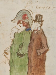 Couple en tenue de soirée