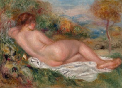 Pierre-Auguste Renoir, Femme nue couchée dans un paysage