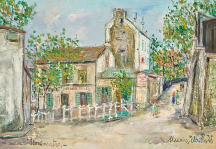 Maurice Utrillo, Le Lapin Agile à Montmartre