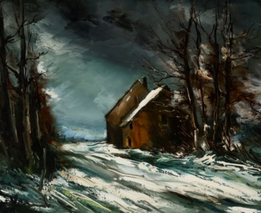 Maurice de Vlaminck, La route sous la neige