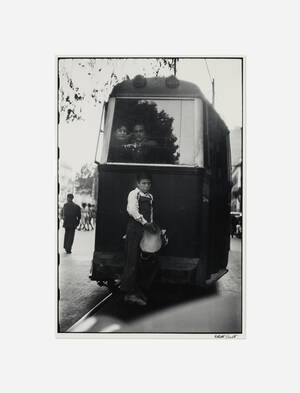 Barcelona, Spain (Boy on Trolley)