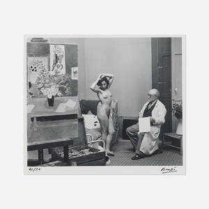Matisse Drawing Nude Model at Villa d’Alésia
