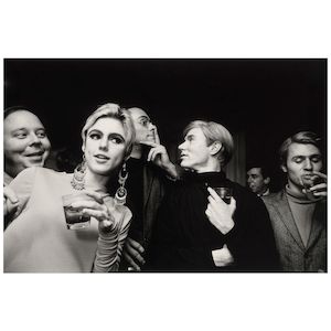 Steve Schapiro (1934-2022); 'Andy Warhol, Henry Geldzahler, Edie Sedgwick and Entourage, New York';