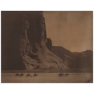 Edward S. Curtis (1868-1952); Cañon de Chelly - Navaho;