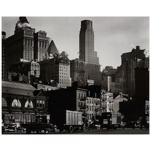 Berenice Abbott (1898-1991); View from West Street, New York;