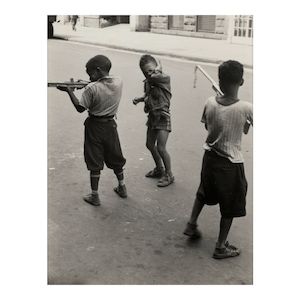 Helen Levitt (1913-2009); New York (Three Boys with Toy Guns);